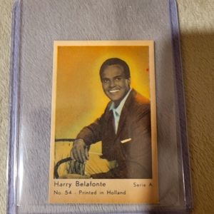 1964 DUTCH GUM SERIES A #54 HARRY BELAFONTE (A)